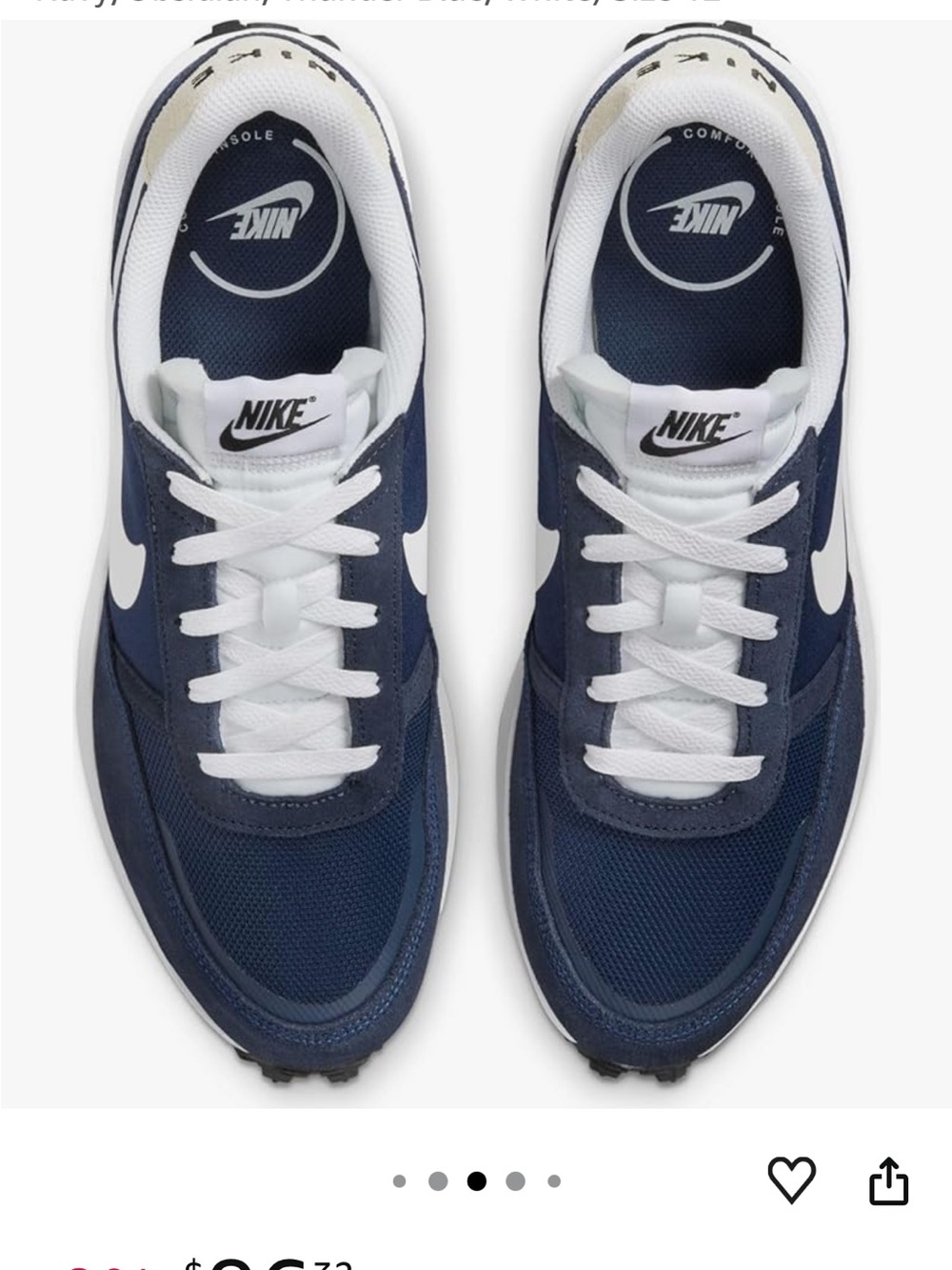 Nike Men's Navy & White Waffle Debut